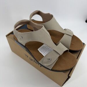 Gdefy Dyvor Tan Women's Orthopedic Comfort Sandals TB7225B Size 9 New